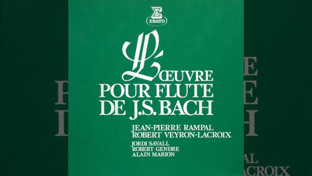 Flute Sonata in A Major, BWV 1032: II. Largo e dolce смотреть онлайн