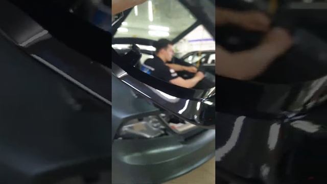 Audi RS7 - полная оклейка кузова в матовую зеленую пленку и целый комплекс работ смотреть онлайн