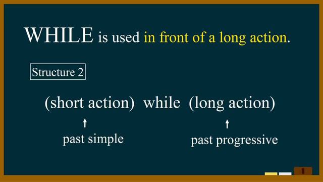 Past Progressive "was/were + -ing" + "when/while" (English Grammar) смотреть онлайн