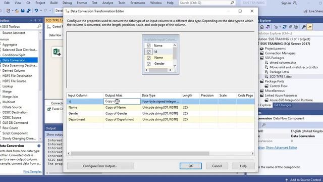 Slowly changing dimensions- SCD Type 1(Update/insert)Using SQL Server Integration Services (SSIS) смотреть онлайн