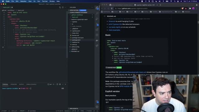Running Cypress Cucumber Tests with Github Actions смотреть онлайн