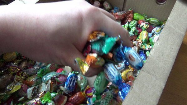 A lot of candy