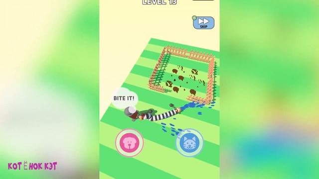 ? КОТОПЕС? Эволюция Максимальный уровень в игре Cats & Dogs 3D с котёнок Кэт смотреть онлайн