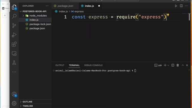 PERN Stack Bangla 2 : Create a basic express server for REST API смотреть онлайн