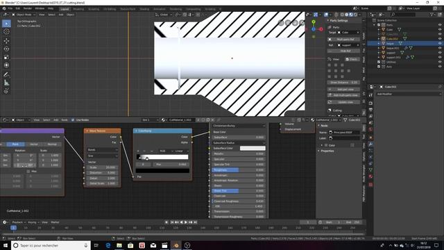 Addon Techdraw Blender 2.8 (cut and hatch) смотреть онлайн