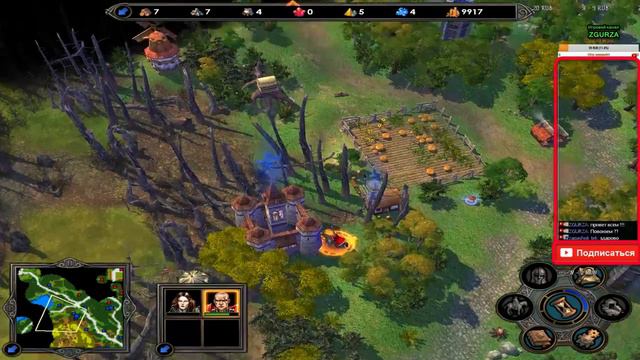 СТРИМ #1 Might and Magic Heroes V # Владыки Севера - Раса Гномов смотреть онлайн