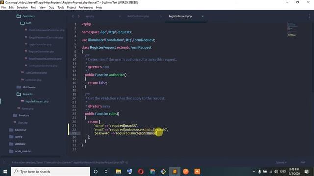 60. reactjs ,laravel, api development | Laravel Passport Authentication | Registration смотреть онлайн