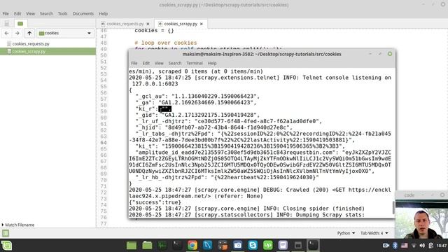 Working with COOKIES and HEADERS in Python SCRAPY framework or REQUESTS package смотреть онлайн