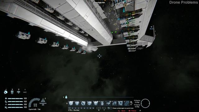 SpaceEngineers 2023 06 11 AI Drones inconsistent behavior смотреть онлайн