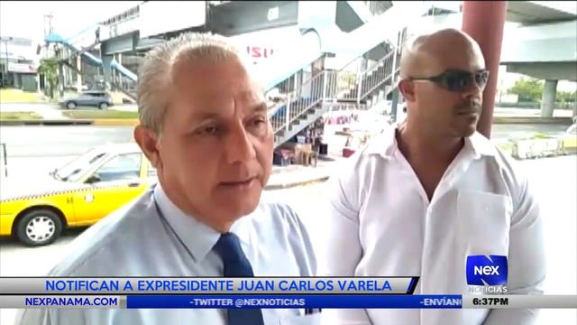 Notifican a ex presidente Juan Carlos Varela смотреть онлайн