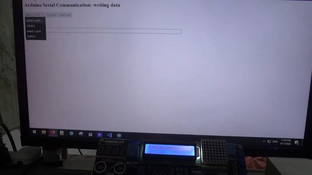 arduino node js serial communication write data смотреть онлайн