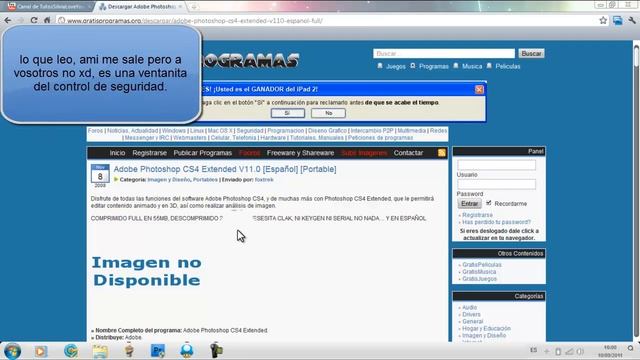 ¿Cómo descargar photoshop CS4? - versión portable смотреть онлайн
