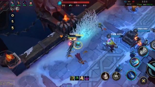 ROG Phone 7 test max setting high graphic 120 FPS in mode ARAM - League of Legends wild rift смотреть онлайн