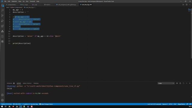 How to Code if elif else As a One Line | Python Bits | Kovolff смотреть онлайн