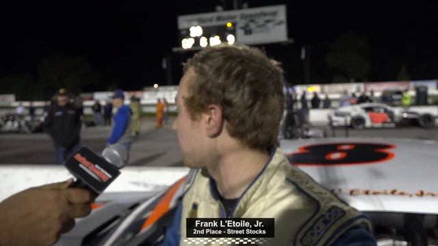 Podium Post-Race Reaction - Street Stocks September 10