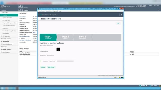 HPE Service Pack for ProLiant (SPP) update for ML350 Gen9 смотреть онлайн