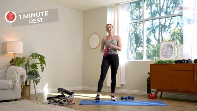 25 Min Cardio & Core Mini Stepper Workout смотреть онлайн
