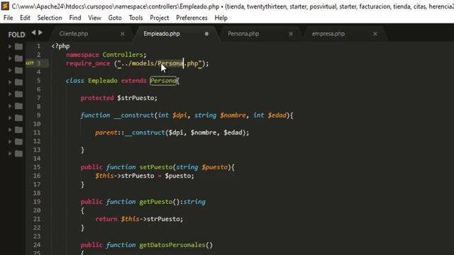 Autoload y Namespace - (Programación orientadas a objetos en PHP y MySql) смотреть онлайн