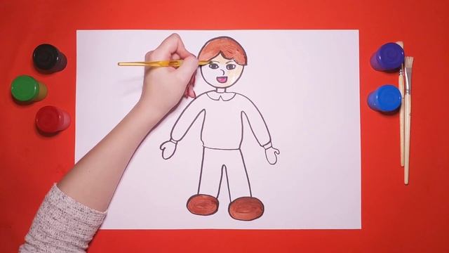 How to draw a boy easy смотреть онлайн