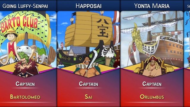 ONE PIECE All Pirate Ships смотреть онлайн