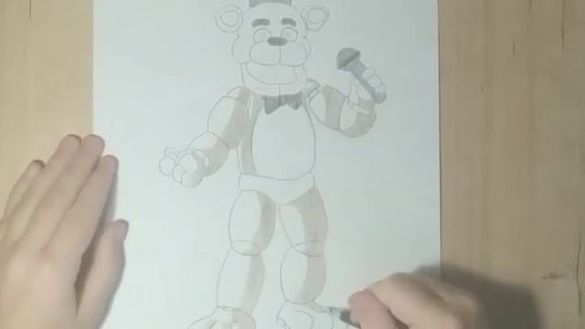 Как нарисовать Фредди ФНАФ . How to draw Freddy FNAF . смотреть онлайн
