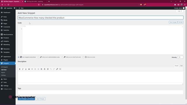 WooCommerce how many checked the product - WooCommerce php snippet. смотреть онлайн
