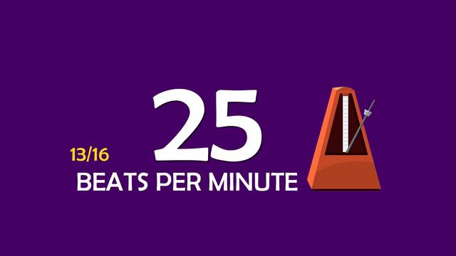 25 BPM 13-16 Metronome смотреть онлайн