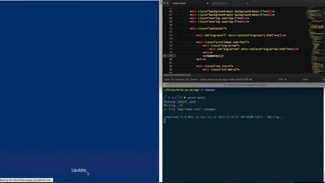 grunt live reload смотреть онлайн