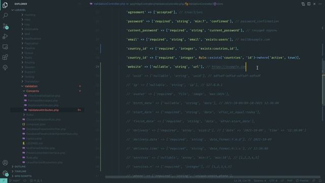 Полный курс Laravel 17 Правила валидации + Кейсы (Validation Rules + Examples) смотреть онлайн
