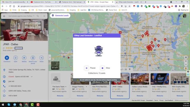 How to extract EMAIL addresses from GOOGLE Maps | Email Scraper смотреть онлайн