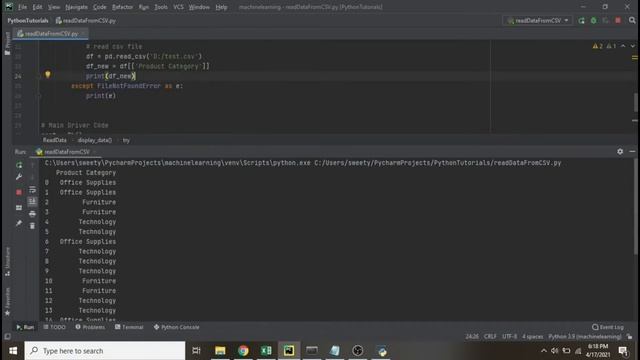 Use Python and Pandas to work with Excel files | Pandas use in Pycharm to read Excel file смотреть онлайн