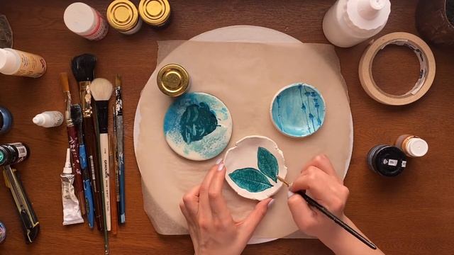 Блюдца из полимерной глины своими руками смотреть онлайн