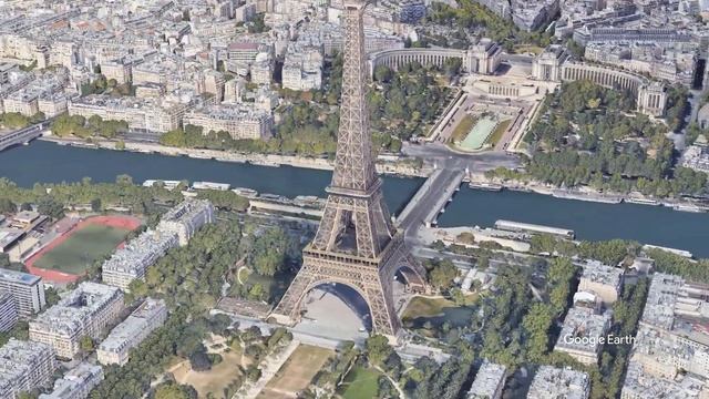Eiffel Tower | 360 Degree View  | VR Tour | Google Earth