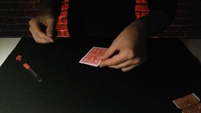 Jumping cross trick // card trick // tutorial смотреть онлайн