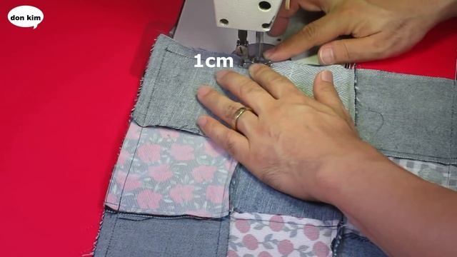 DIY사각 패치웍 "호보백" / "Hobo Bag " with Square Patchwork смотреть онлайн