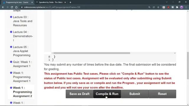 NPTEL Java Programming Assignment 2 | NPTEL Java week 1 Programming Assignment 2 смотреть онлайн