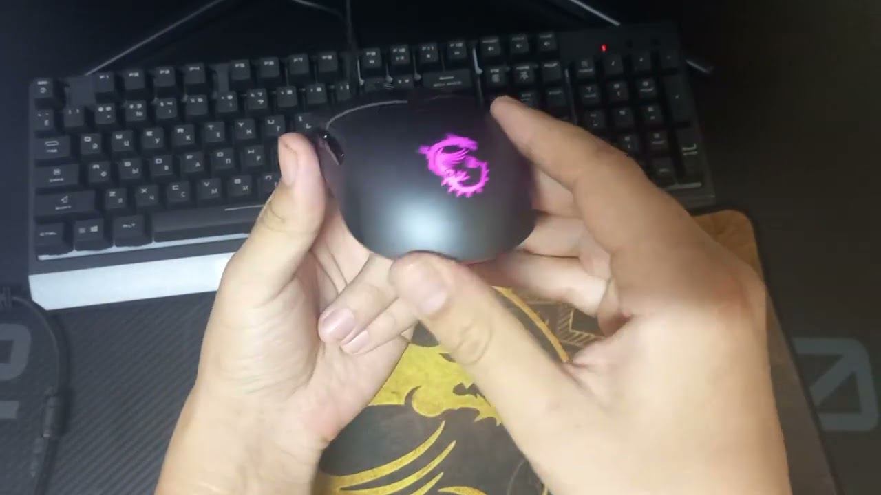 RGB подсветка игрового набора MSI VIGOR GK30 Bundle смотреть онлайн