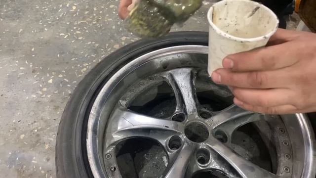 Смывка старой краски с дисков Work смотреть онлайн