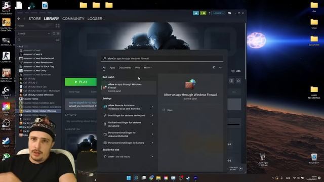 Connecting To The CSGO Network ... Windows 11  FIX