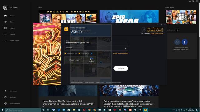 Not Working GTA 5 FREE!  Play Online And Offline  By EPIC GAMES STORE