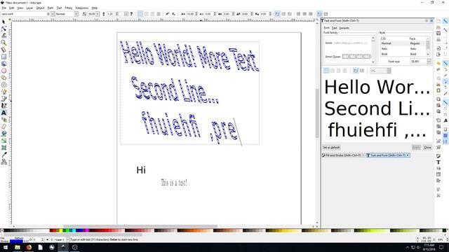 Inkscape Lesson 6 - Text and Fonts смотреть онлайн