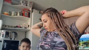 Афрокосы через брейды