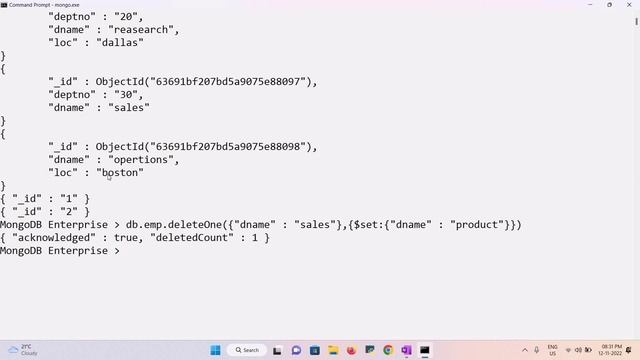 mongodb CRUD operation part 2 смотреть онлайн