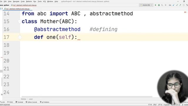 Advance python EP:11 abstract class and method | object oriented programming | python смотреть онлайн