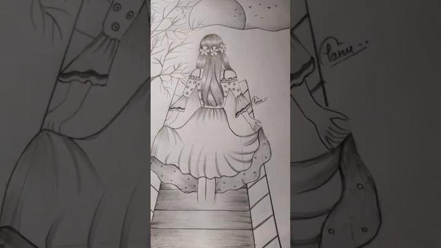 beautiful girl hairstyle drawing.....//// смотреть онлайн