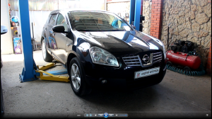 Ремонт подвески замена сайлентблоков подрамника на Nissan Qashqai 2,0 4WD Ниссан Кашкай 2008  1часть