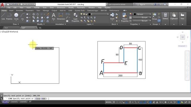 ABSOLUTE COORDINATE SYSTEMS IN AUTOCAD смотреть онлайн