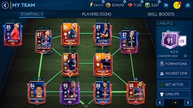 Building The Best PSG TEAM In FIFA MOBILe 19