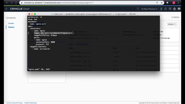 Oracle Registry Service (OCIR) Level 100 - Part 3 - Pulling images from Registry смотреть онлайн