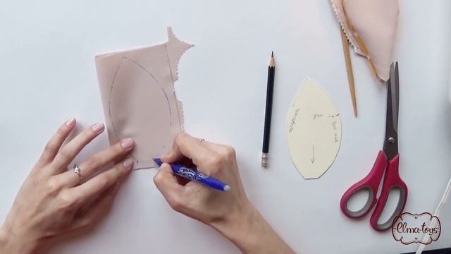 Урок 1. Как сшить зайца своими руками. Раскрой и сшивание деталей. | Elma-toys смотреть онлайн